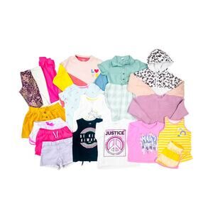 Girls Size 8 Clothing Bundle - 17 Pieces